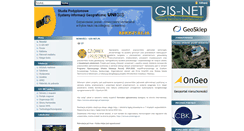 Desktop Screenshot of gis-net.pl